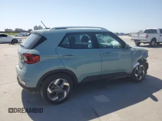 2025 Hyundai Venue SEL z VIN KMHRC8A39SU365676, wystawiony jako Copart lot #52551335 z przebiegiem 447 mil mil oraz Szkoda całkowita • Salvage title. Historia ofert i sprzedaży dostępna na DreamBid. Obrazek 3.