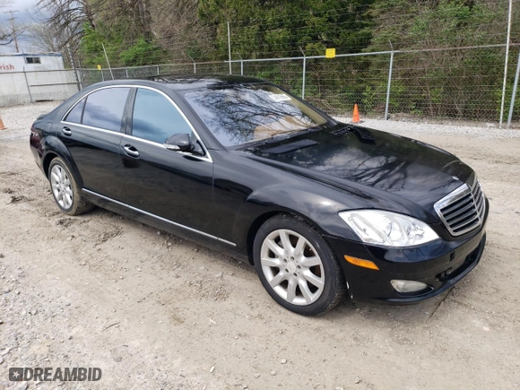 2008 Mercedes-Benz S-Class 5.5L V8 with VIN WDDNG86X98A188968, listed as a Copart auction lot 54815655 with 187,815 mi miles and Clean Title. Bid and sale history available at carsss.com. Image 4.