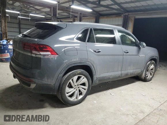 2021 Volkswagen Atlas SEL with VIN 1V2BE2CA8MC206597, listed as a Copart auction lot 88786045 with 73,288 mi miles and Salvage title. Bid and sale history available at DreamBid. Image 3.