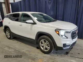 2024 GMC Terrain SLE with VIN 3GKALTEG1RL343858, listed as a Copart auction lot 59034215 with 19,435 mi miles and Clean title. Bid and sale history available at DreamBid. Image 4.