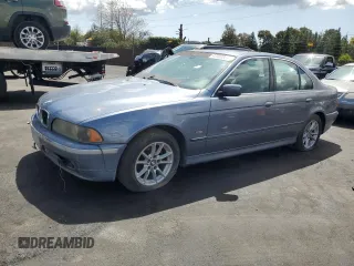 2003 BMW 5 Series 525iA with VIN WBADT43493GY99111, listed as a Copart auction lot 50551355 with 0 mi miles and Clean Title. Bid and sale history available at carsss.com. Image 1.