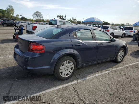 2013 Dodge Avenger SE with VIN 1C3CDZAB4DN742419, listed as a Copart auction lot 53137105 with 57,948 mi miles and Clean Title. Bid and sale history available at DreamBid. Image 3.