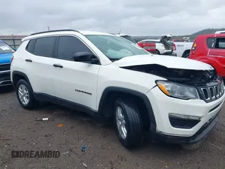 2019 Jeep Compass Sport z VIN 3C4NJCAB1KT637294, wystawiony jako IAAI lot #41900955 z przebiegiem 122 478 mil mil oraz . Historia ofert i sprzedaży dostępna na DreamBid. Obrazek 1.