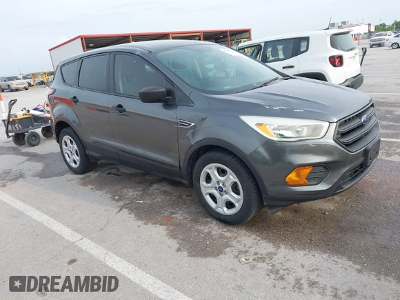 2017 Ford Escape S with VIN 1FMCU0F74HUC02295, listed as a IAAI auction lot 42365994 with 89,163 mi miles and . Bid and sale history available at DreamBid. Image 1.