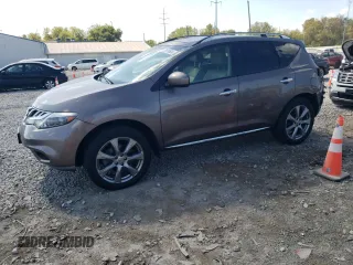 2014 Nissan Murano LE with VIN JN8AZ1MW0EW500358, listed as a Copart auction lot 72076604 with 163,633 mi miles and Salvage Title. Bid and sale history available at carsss.com. Image 1.