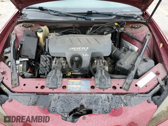 2005 Pontiac Grand Prix z VIN 2G2WP522751244312, wystawiony jako Copart lot #59796455 z przebiegiem 176 586 mil mil oraz Szkoda całkowita • Salvage title. Historia ofert i sprzedaży dostępna na DreamBid. Obrazek 11.