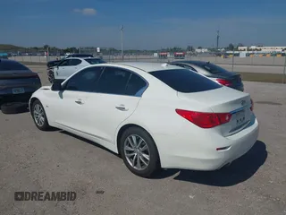 2017 Infiniti Q50 2.0t with VIN JN1CV7AP4HM642506, listed as a IAAI auction lot 41454542 with 131,807 mi miles. Bid and sale history available at carsss.com. Image 3.