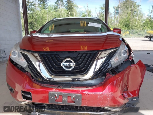 2017 Nissan Murano SL with VIN 5N1AZ2MH4HN175416, listed as a IAAI auction lot 42345395 with 72,962 mi miles and . Bid and sale history available at DreamBid. Image 12.