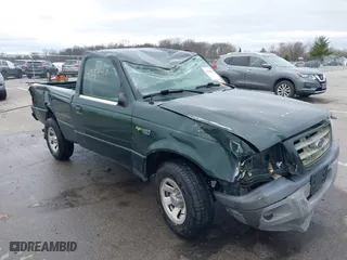 2003 Ford Ranger XL with VIN 1FTYR10U73PB39877, listed as a IAAI auction lot 41904410 with 190,588 mi miles. Bid and sale history available at carsss.com. Image 6.