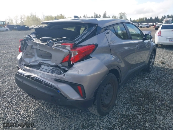 2020 Toyota C-HR LE with VIN JTNKHMBXXL1077939, listed as a IAAI auction lot 42044122 with 47,140 mi miles. Bid and sale history available at carsss.com. Image 4.