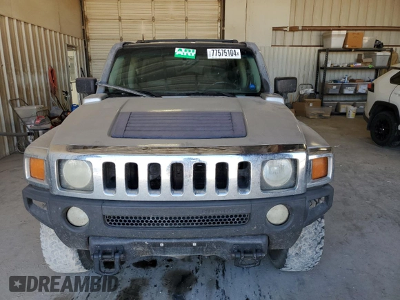 2006 Hummer H3 with VIN 5GTDN136868135934, listed as a Copart auction lot 77575104 with 151,580 mi miles and Clean Title. Bid and sale history available at carsss.com. Image 5.