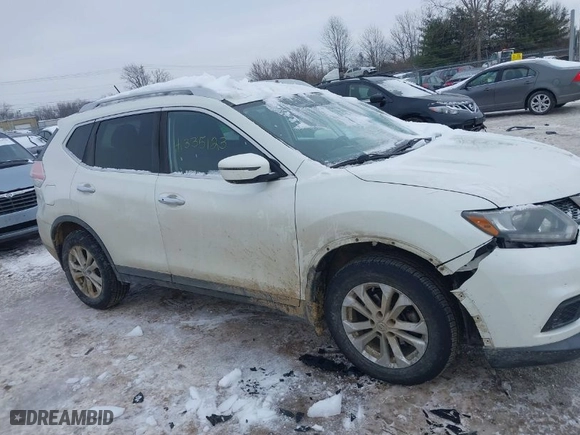 2016 Nissan Rogue SV with VIN KNMAT2MV6GP720398, listed as a IAAI auction lot 41335123 with 88,714 mi miles. Bid and sale history available at carsss.com. Image 13.