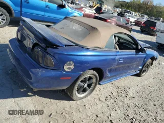 1996 Ford Mustang GT with VIN 1FALP45X8TF197447, listed as a Copart auction lot 76530964 with 151,445 mi miles and Salvage Title. Bid and sale history available at carsss.com. Image 3.