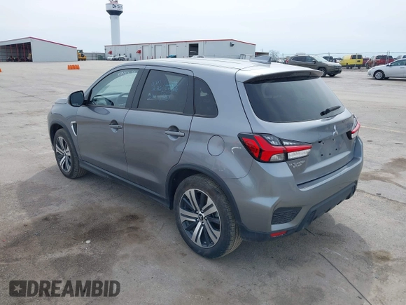 2024 Mitsubishi Outlander Sport S with VIN JA4ARUAU0RU007517, listed as a IAAI auction lot 41945052 with 21,021 mi miles. Bid and sale history available at carsss.com. Image 3.