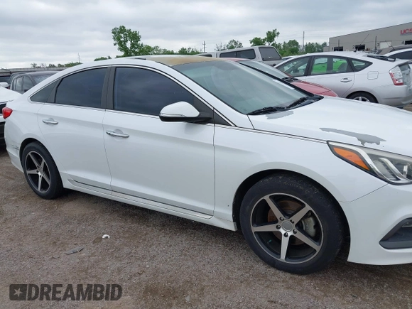 2015 Hyundai Sonata Sport with VIN 5NPE34AF9FH110094, listed as a IAAI auction lot 42142628 with 77,603 mi miles and . Bid and sale history available at DreamBid. Image 13.