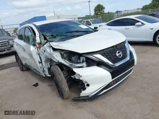 2020 Nissan Murano S with VIN 5N1AZ2AJ6LN163493, listed as a IAAI auction lot 42122077 with 43,989 mi miles. Bid and sale history available at carsss.com. Image 6.