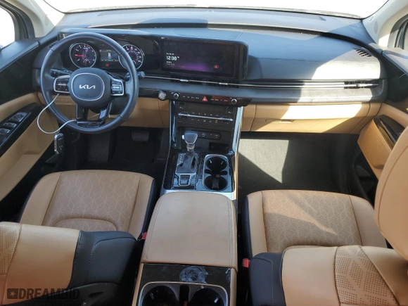 2023 Kia Carnival EX with VIN KNDNC5H34P6225702, listed as a Copart auction lot 76108214 with 50,241 mi miles and Salvage Title. Bid and sale history available at carsss.com. Image 8.