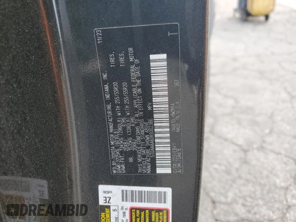2024 Lexus TX 350 z VIN 5TDAAAA60RS002366, wystawiony jako Copart lot #82750914 z przebiegiem Nie podano mil oraz Nie do naprawy. Historia ofert i sprzedaży dostępna na DreamBid. Obrazek 13.