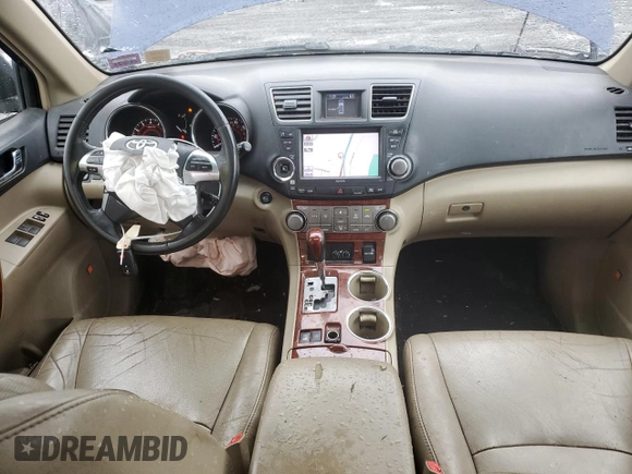 2011 Toyota Highlander Limited with VIN 5TDDK3EHXBS057897, listed as a Copart auction lot 55855835 with 167,060 mi miles and Salvage title. Bid and sale history available at DreamBid. Image 8.