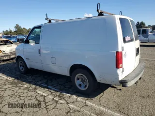 1997 Chevrolet Astro Cargo Van with VIN 1GCDM19W1VB235702, listed as a Copart auction lot 43759595 with 196,881 mi miles and Salvage Title. Bid and sale history available at carsss.com. Image 2.