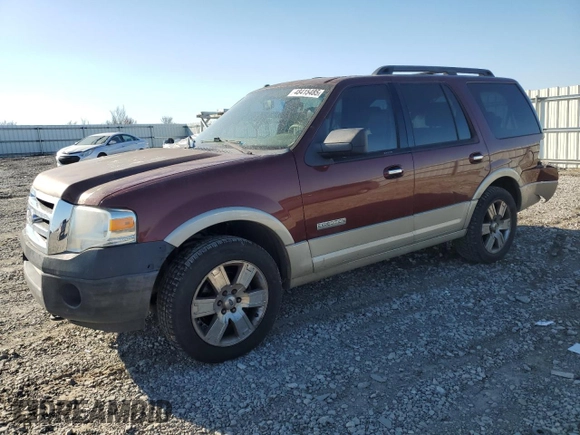 2008 Ford Expedition Eddie Bauer with VIN 1FMFU18578LA32776, listed as a Copart auction lot 48415485 with 272,374 mi miles and Salvage title. Bid and sale history available at DreamBid. Image 1.