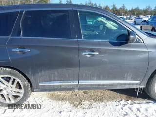 2013 Infiniti JX35 with VIN 5N1AL0MM6DC314048, listed as a IAAI auction lot 41393672 with 158,073 mi miles. Bid and sale history available at carsss.com. Image 13.