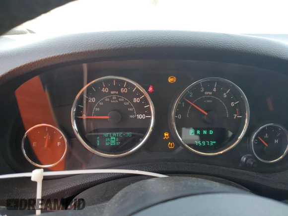 2017 Jeep Wrangler Unlimited Sahara with VIN 1C4BJWEG3HL614632, listed as a Copart auction lot 57525545 with 75,973 mi miles and Salvage title. Bid and sale history available at DreamBid. Image 9.