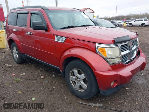 2008 Dodge Nitro SXT with VIN 1D8GU28K78W105035, listed as a IAAI auction lot 41921217 with 251,324 mi miles and . Bid and sale history available at DreamBid. Image 1.