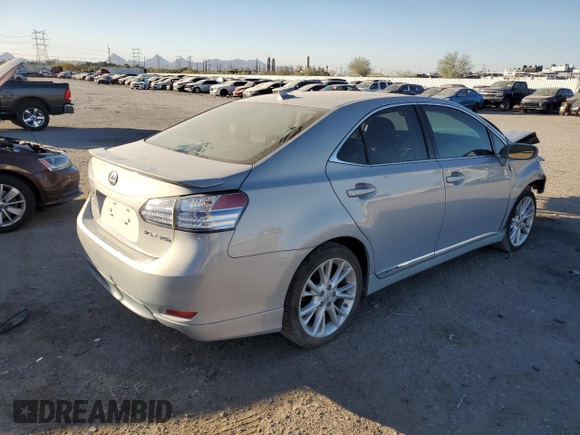 2010 Lexus HS 250h with VIN JTHBB1BA1A2008515, listed as a Copart auction lot 85910464 with 120,085 mi miles and Clean Title. Bid and sale history available at DreamBid. Image 3.