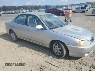 2003 Kia Spectra with VIN KNAFB121335295115, listed as a Copart auction lot 78070674 with Not Provided miles and Salvage Title. Bid and sale history available at DreamBid. Image 4.