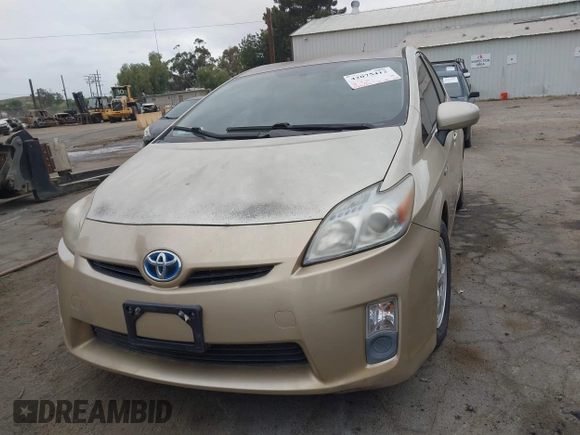2010 Toyota Prius II with VIN JTDKN3DU1A1176026, listed as a IAAI auction lot 42075412 with 199,219 mi miles. Bid and sale history available at carsss.com. Image 6.
