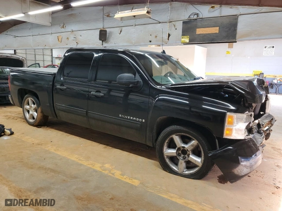 2009 Chevrolet Silverado 1500 LS with VIN 3GCEC13C09G263350, listed as a Copart auction lot 45522825 with 0 mi miles and Salvage Title. Bid and sale history available at carsss.com. Image 4.