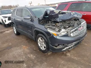 2019 GMC Acadia SLE with VIN 1GKKNKLA2KZ168106, listed as a IAAI auction lot 41126509 with 69,583 mi miles. Bid and sale history available at carsss.com. Image 1.