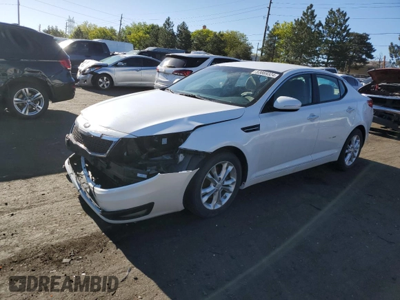 2013 Kia Optima LX z VIN 5XXGM4A71DG182351, wystawiony jako Copart lot #53869324 z przebiegiem 125 893 mil mil oraz Szkoda całkowita • Salvage title. Historia ofert i sprzedaży dostępna na DreamBid. Obrazek 1.