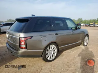 2017 Land Rover Range Rover HSE with VIN SALGS2FV5HA362590, listed as a Copart auction lot 63246215 with 63,235 mi miles and Salvage title. Bid and sale history available at DreamBid. Image 3.