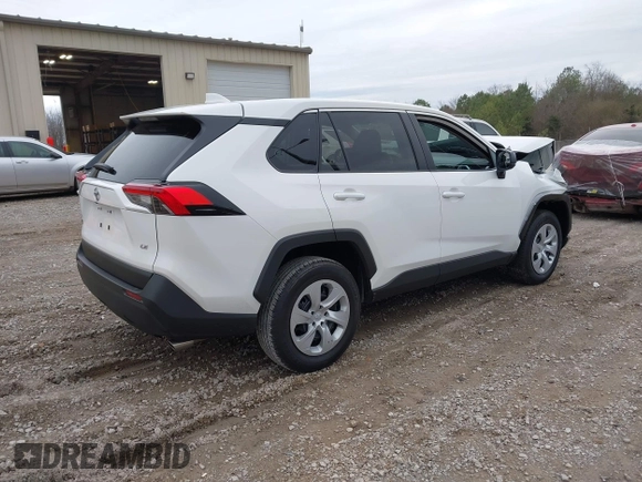 2024 Toyota RAV4 LE with VIN 2T3H1RFV6RC293484, listed as a IAAI auction lot 41546783 with 9,891 mi miles. Bid and sale history available at carsss.com. Image 4.