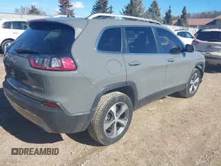 2021 Jeep Cherokee Limited with VIN 1C4PJMDX5MD119364, listed as a IAAI auction lot 41686608 with 92,732 mi miles and . Bid and sale history available at DreamBid. Image 4.