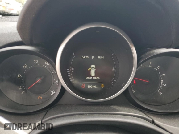 2017 FIAT 500X Trekking with VIN ZFBCFYCB3HP606695, listed as a Copart auction lot 54681115 with 59,346 mi miles and Salvage title. Bid and sale history available at DreamBid. Image 9.