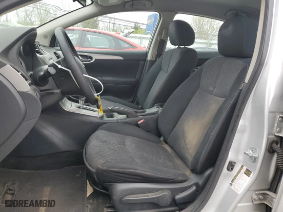 2014 Nissan Sentra S with VIN 3N1AB7AP2EL672402, listed as a Copart auction lot 51745145 with 164,430 mi miles and Salvage Title. Bid and sale history available at carsss.com. Image 7.