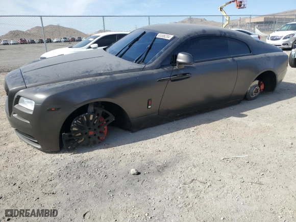 2014 Rolls-Royce Wraith with VIN SCA665C57EUX84259, listed as a Copart auction lot 65586204 with 52,048 mi miles and Salvage Title. Bid and sale history available at carsss.com. Image 1.