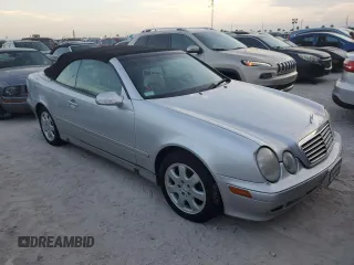 2000 Mercedes-Benz CLK 320/430 with VIN WDBLK65G1YT034408, listed as a Copart auction lot 76848804 with Not Provided miles and Salvage Title. Bid and sale history available at DreamBid. Image 4.