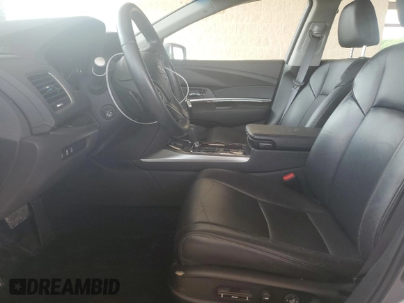 2016 Acura RLX Technology with VIN JH4KC1F52GC000307, listed as a Copart auction lot 54579865 with 61,687 mi miles and Salvage title. Bid and sale history available at DreamBid. Image 7.
