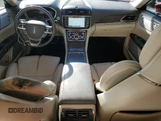 2017 Lincoln Continental Reserve with VIN 1LN6L9RP3H5637464, listed as a Copart auction lot 73666114 with 74,404 mi miles and Salvage Title. Bid and sale history available at carsss.com. Image 8.