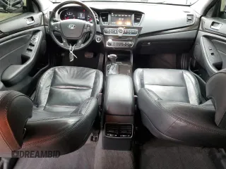 2016 Kia Cadenza Premium with VIN KNALN4D78G5221630, listed as a Copart auction lot 43749715 with 123,351 mi miles and Salvage Title. Bid and sale history available at carsss.com. Image 8.