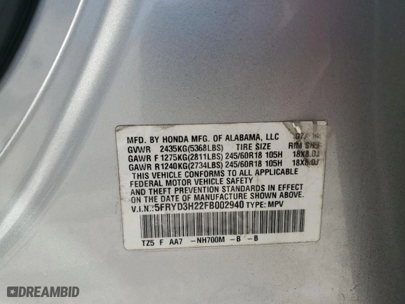 2015 Acura MDX with VIN 5FRYD3H22FB002940, listed as a Copart auction lot 74008514 with 238,850 mi miles and Salvage Title. Bid and sale history available at carsss.com. Image 13.