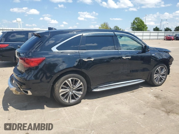 2019 Acura MDX Sport Hybrid w/Technology Pkg with VIN 5J8YD7H53KL000416, listed as a Copart auction lot 63522964 with 105,904 mi miles and Salvage Title. Bid and sale history available at carsss.com. Image 3.