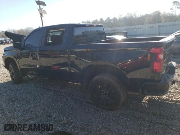 2024 Chevrolet Silverado 1500 Custom Trail Boss with VIN 3GCUDCED8RG411528, listed as a Copart auction lot 45971965 with 16,829 mi miles and Salvage Title. Bid and sale history available at carsss.com. Image 2.