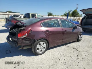 2017 Kia Forte LX with VIN 3KPFK4A78HE061980, listed as a Copart auction lot 73826684 with 154,686 mi miles and Salvage Title. Bid and sale history available at carsss.com. Image 3.