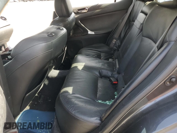 2006 Lexus IS 250 with VIN JTHCK262365003268, listed as a Copart auction lot 55077595 with 194,699 mi miles and Clean Title. Bid and sale history available at DreamBid. Image 10.