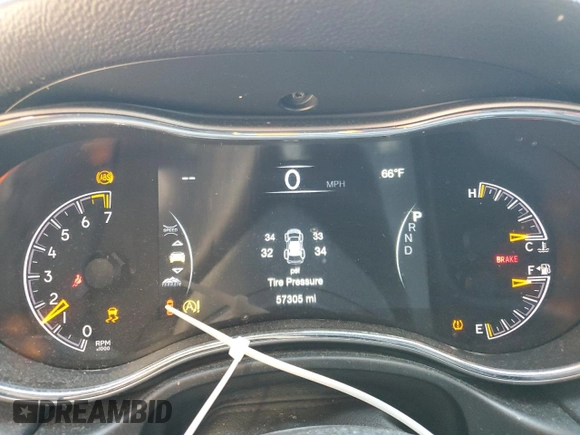 2018 Jeep Grand Cherokee Limited with VIN 1C4RJFBG5JC488542, listed as a Copart auction lot 52099495 with 57,305 mi miles and Salvage Title. Bid and sale history available at DreamBid. Image 9.